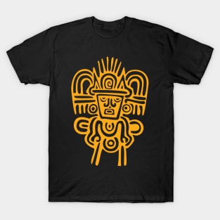 Aztec Warrior Kukulkan Mask T-Shirt